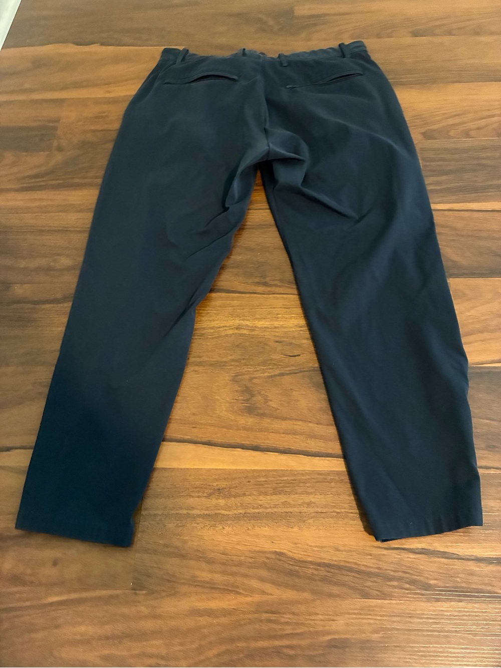 Uniqlo Men's Navy Dress Pants - Classic Straight Fit